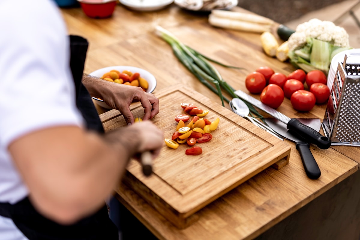 Mediterranean fresh vegetables and healthy ingredients